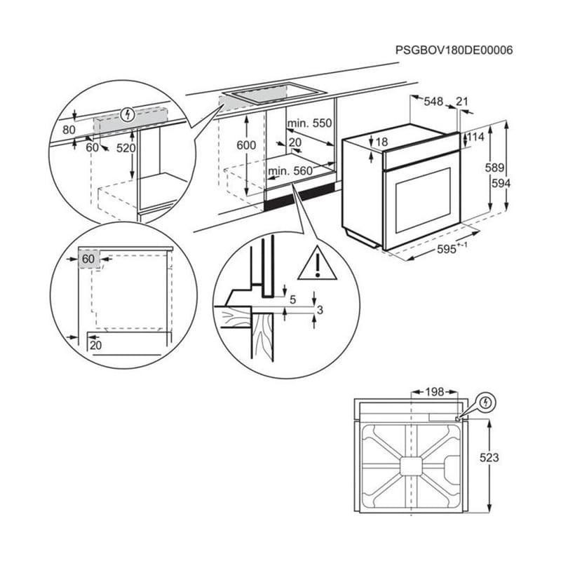Духовой шкаф EOD4P57H черный Electrolux Духовой шкаф EOD4P57H черный Electrolux
