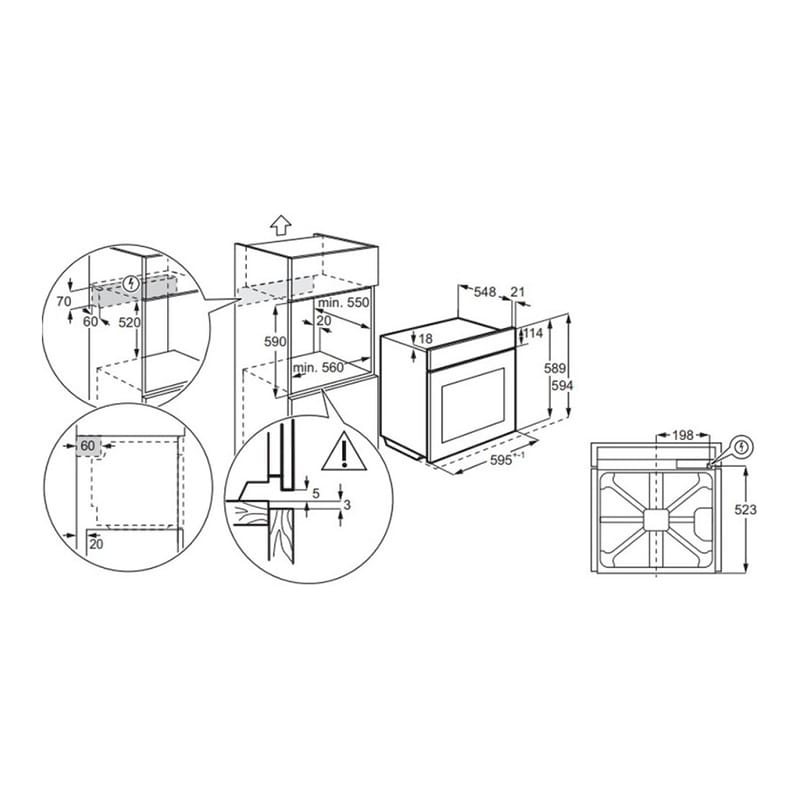Духова шафа EOE8P39WX чорний/нерж. сталь Electrolux Духова шафа EOE8P39WX чорний/нерж. сталь Electrolux