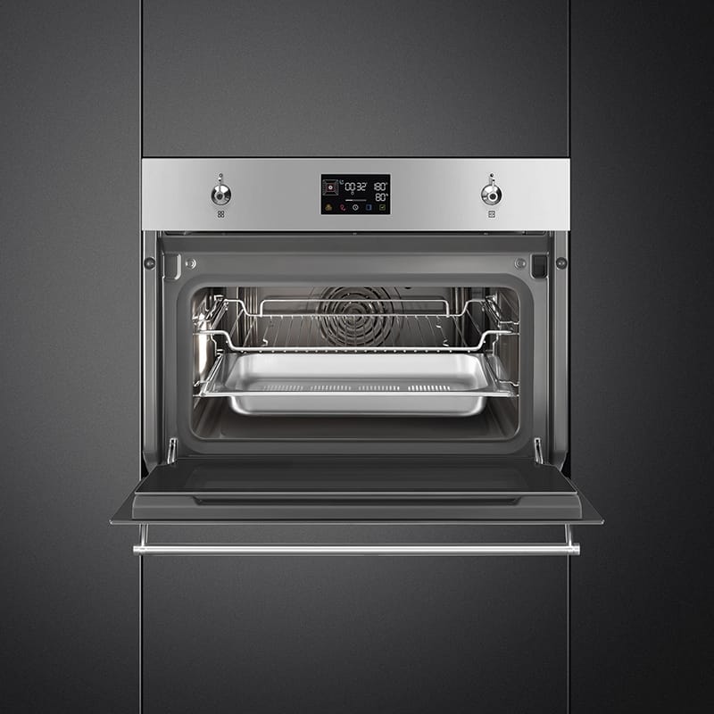 Духовой шкаф с паром SO4302S3X Smeg