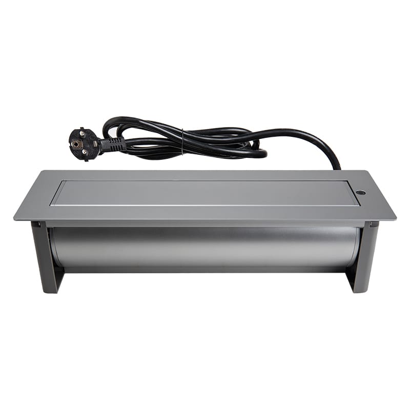 Поворотний розетковий блок Lumine GALAXY 3xрозетки, 2xUSB A+C (20W), срібло Поворотний розетковий блок Lumine GALAXY 3xрозетки, 2xUSB A+C (20W), срібло