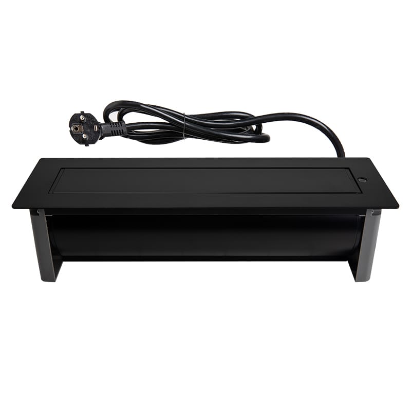Поворотний розетковий блок Lumine GALAXY 3xрозетки, 2xUSB A+C (20W), чорний Поворотний розетковий блок Lumine GALAXY 3xрозетки, 2xUSB A+C (20W), чорний
