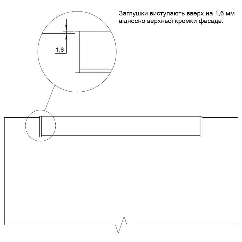 Ручка Marella M 16029 L=3000mm черный металлик, 18 мм (м.п.) Ручка Marella M 16029 L=3000mm черный металлик, 18 мм (м.п.)