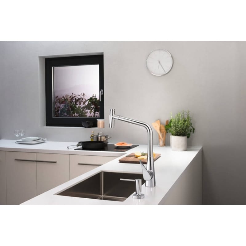 Дозатор для миючих засобів A71 500мл сталевий Hansgrohe (40468800)