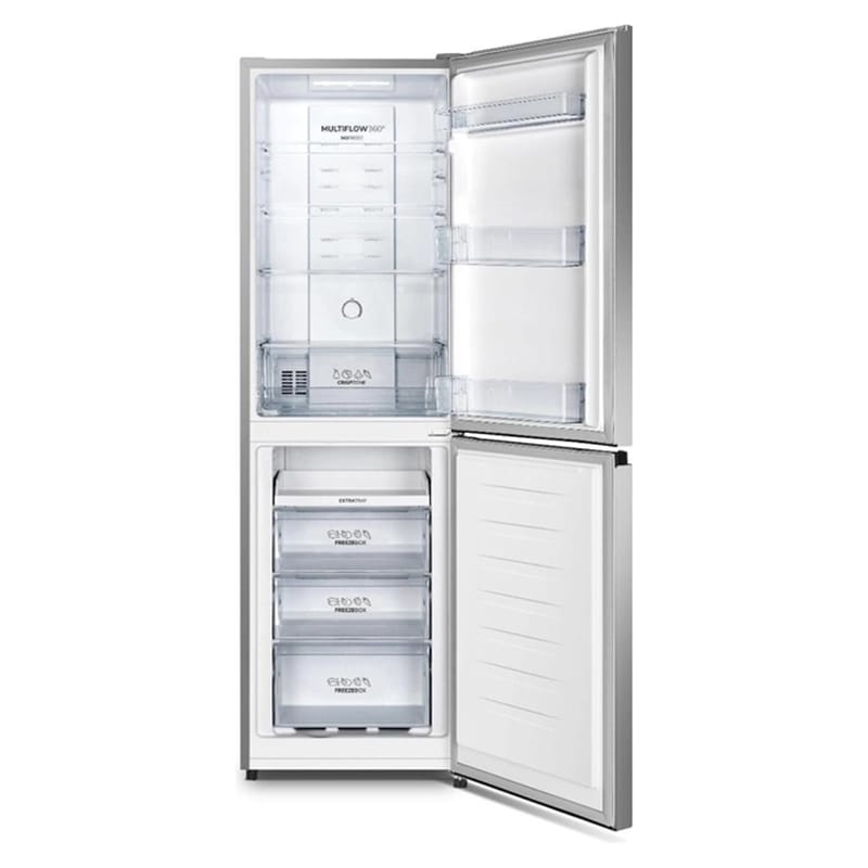 Холодильник комбінований NRK418ECS4 сірий Gorenje