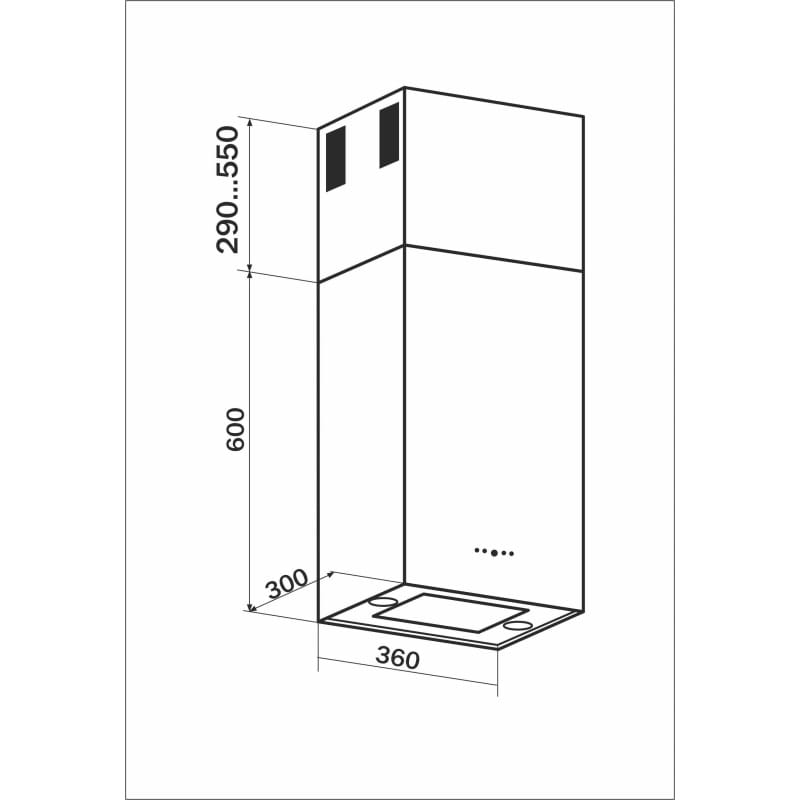 Вытяжка Segovia 2614-1200 inox GRANADO Вытяжка Segovia 2614-1200 inox GRANADO