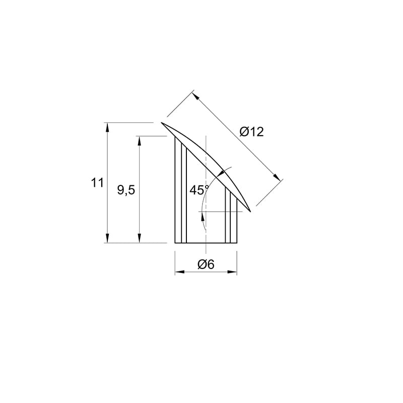 Кришка Clamex 45°. RAL 1011 коричнево-бежевий, бук Кришка Clamex 45°. RAL 1011 коричнево-бежевий, бук