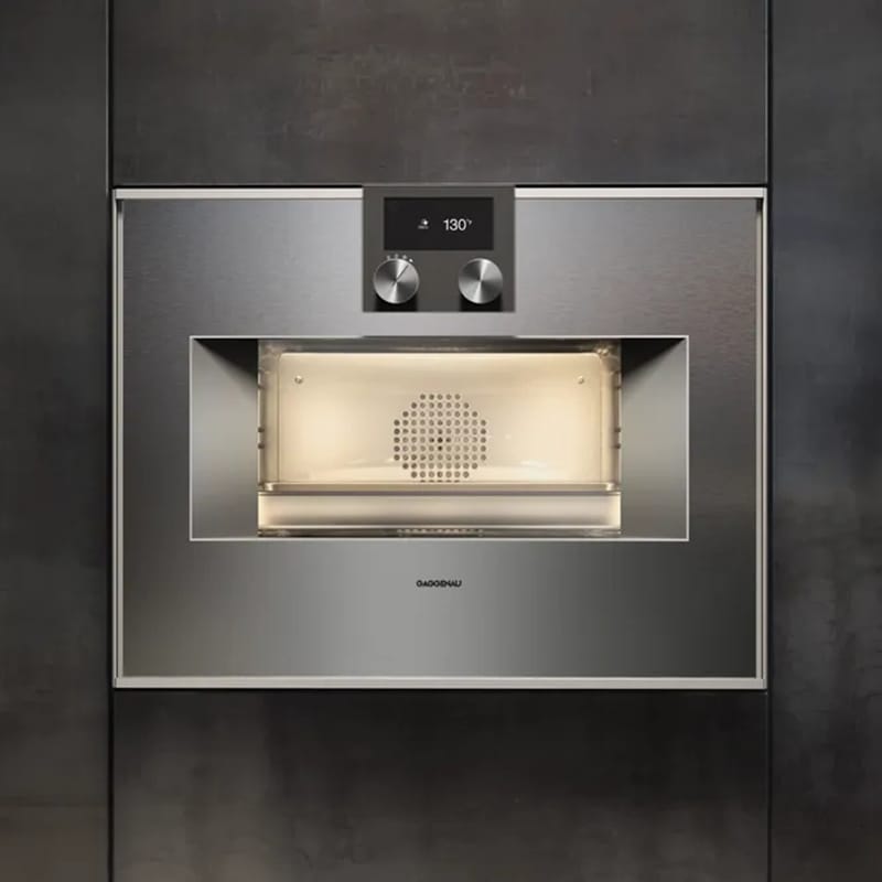 Компактна духова шафа-пароварка BS451111 ліва нержавіюча сталь GAGGENAU Компактна духова шафа-пароварка BS451111 ліва нержавіюча сталь GAGGENAU