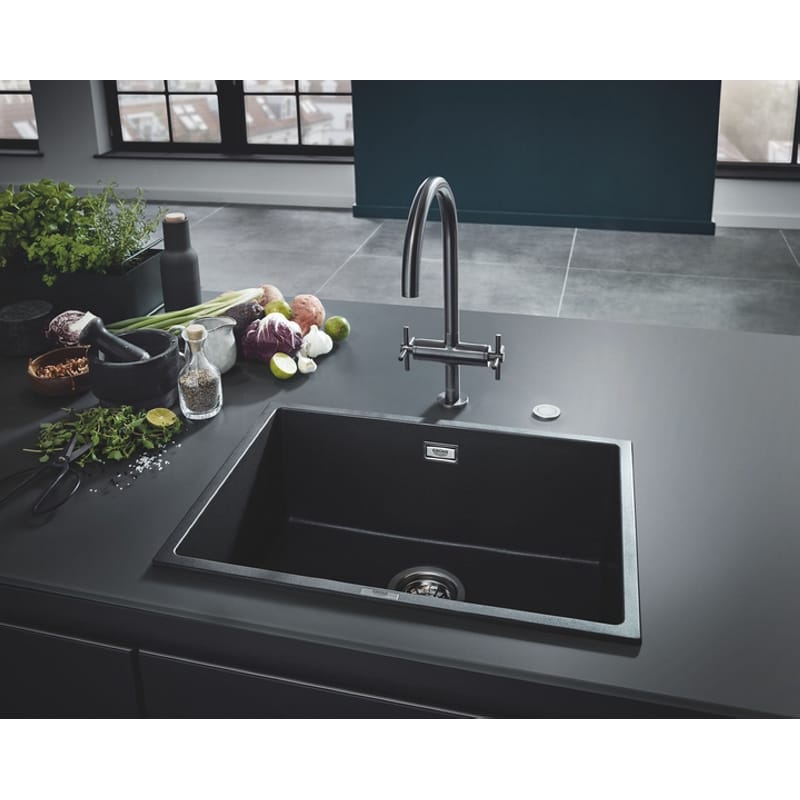 Мойка гранит EX Sink K700 Undermount, черный Grohe (31653AP0)