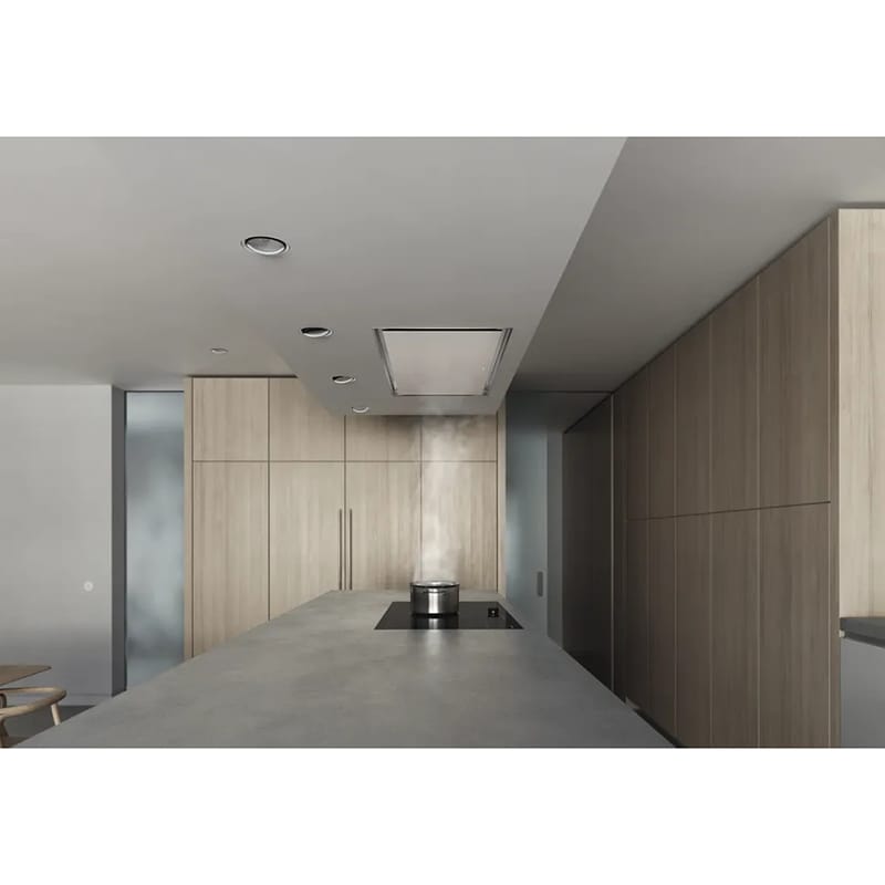 Вытяжка встроенная в потолок AC250121 90см. нержавеющая сталь GAGGENAU