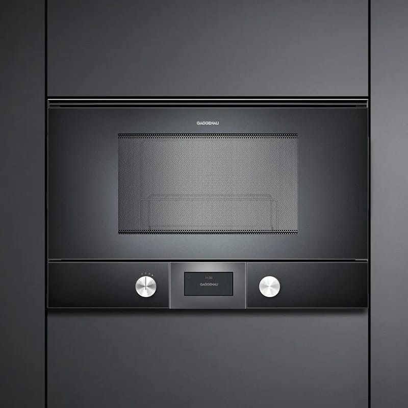 Вбудовувана мікрохвильова піч BMP224100 права антрацит GAGGENAU