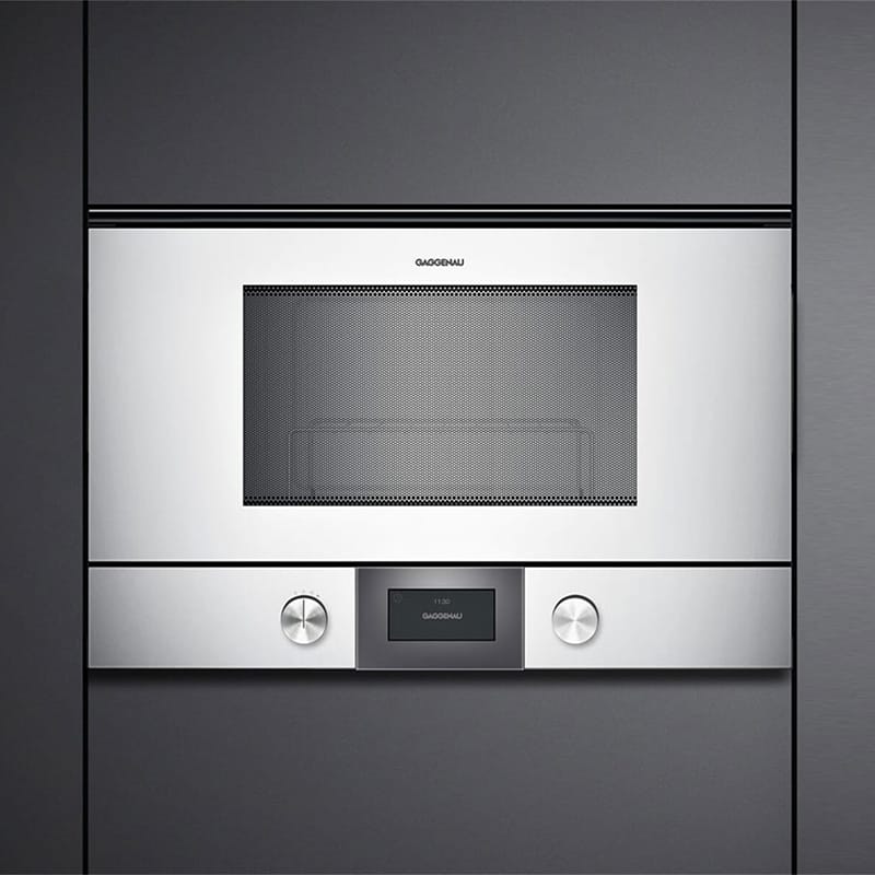 Вбудовувана мікрохвильова піч BMP224130 права алюміній GAGGENAU