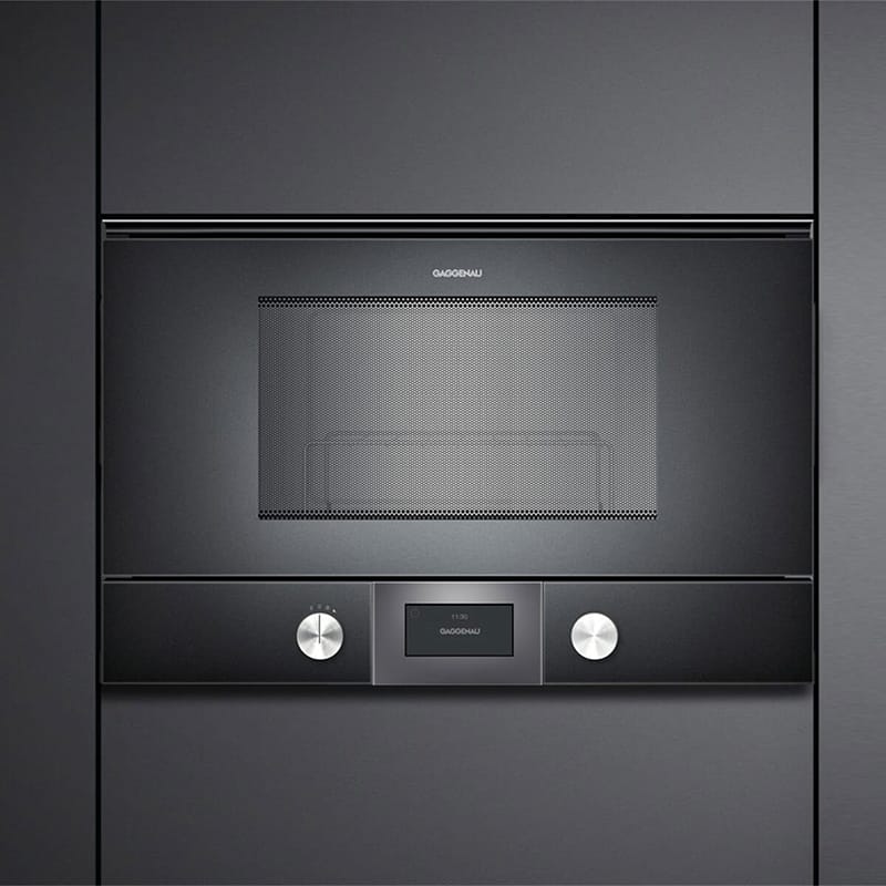Вбудовувана мікрохвильова піч BMP225100 ліва антрацит GAGGENAU