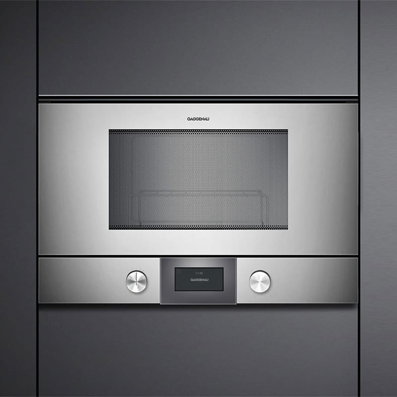Вбудовувана мікрохвильова піч BMP225110 ліва нержавіюча сталь GAGGENAU
