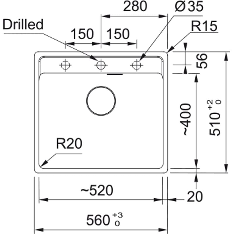 Мойка с сифоном гранит MRG 610-52 TL серый сланец Franke (114.0716.704) Мойка с сифоном гранит MRG 610-52 TL серый сланец Franke (114.0716.704)