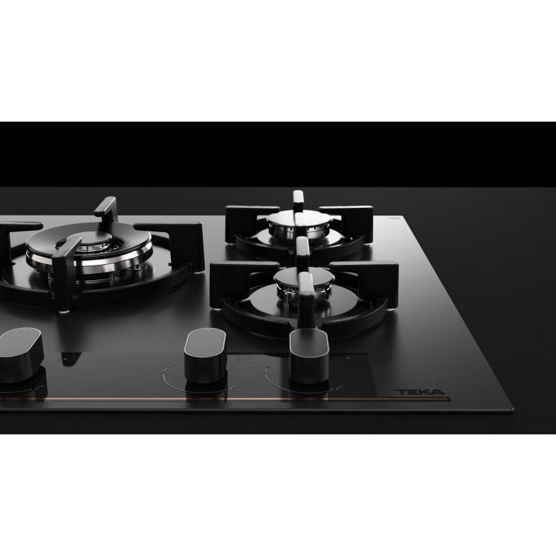 Газова варильна поверхня GBC 75 BM чорний матовий/мідь Teka (112570220)