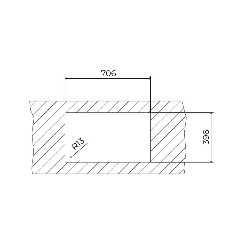 Мийка FLEXLINEA 71.40 Fortinox нерж. сталь матова Teka (115000063) Мийка FLEXLINEA 71.40 Fortinox нерж. сталь матова Teka (115000063)