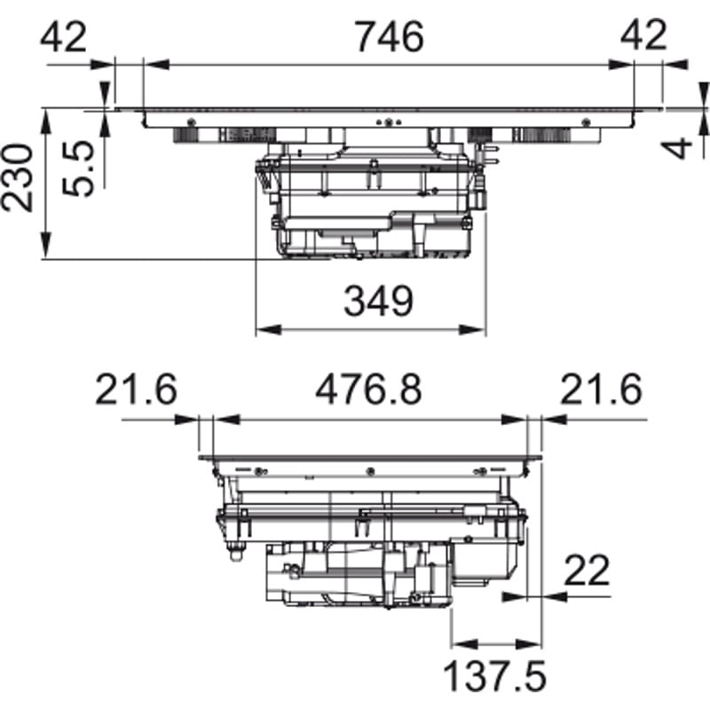 Индукционная панель с интегрированной вытяжкой FMA 8391 HI Maris 2Gether Steel Franke (340.0705.227) Индукционная панель с интегрированной вытяжкой FMA 8391 HI Maris 2Gether Steel Franke (340.0705.227)