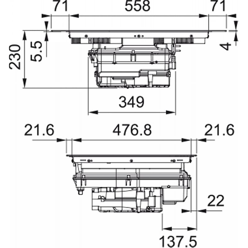 Индукционная панель с вытяжкой FSM 7081 HI Smart 2Gether Black Lines Franke (340.0705.229) Индукционная панель с вытяжкой FSM 7081 HI Smart 2Gether Black Lines Franke (340.0705.229)