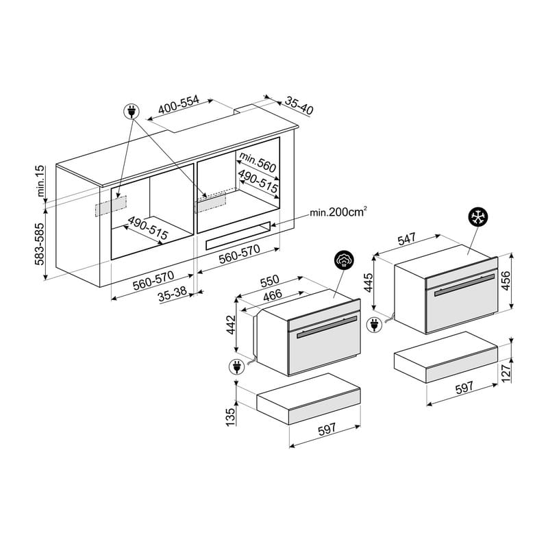Вакууматор CPV615NR SMEG