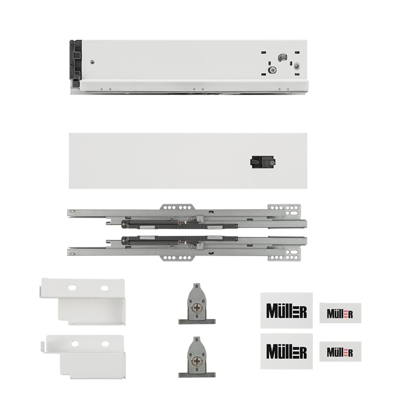 Комплект для шухляди Muller Box profi line 3D L=450 Н=95 білий