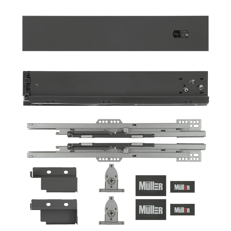 Комплект для ящика Muller Box profi line 3D L=550 Н=95 антрацит