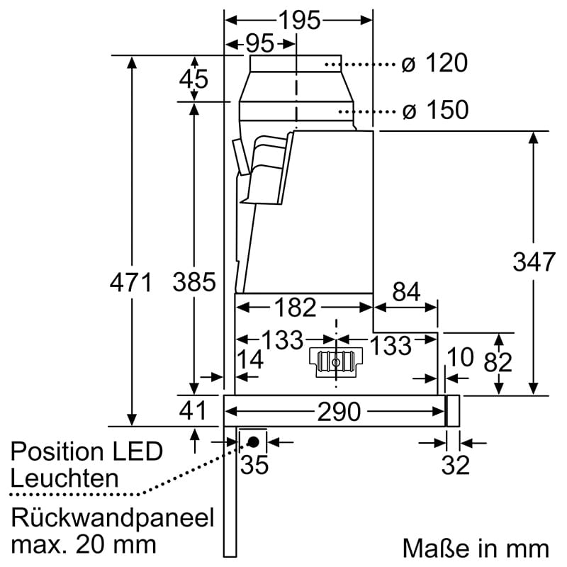 Витяжка телескопічна D49PU54X1 Neff