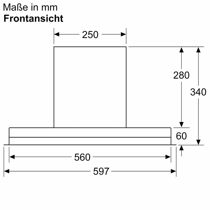 Витяжка вбудована D65XAM2S0 Neff