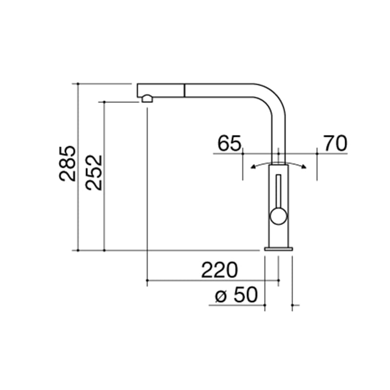 Змішувач Officina Shower (в/ш) 1RUBMOF1C хромована нерж. сталь Barazza