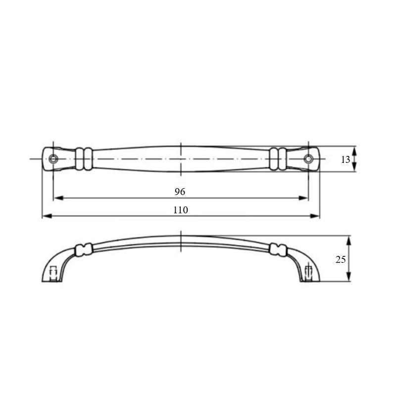 Ручка Marella CL 15063.096 серебро