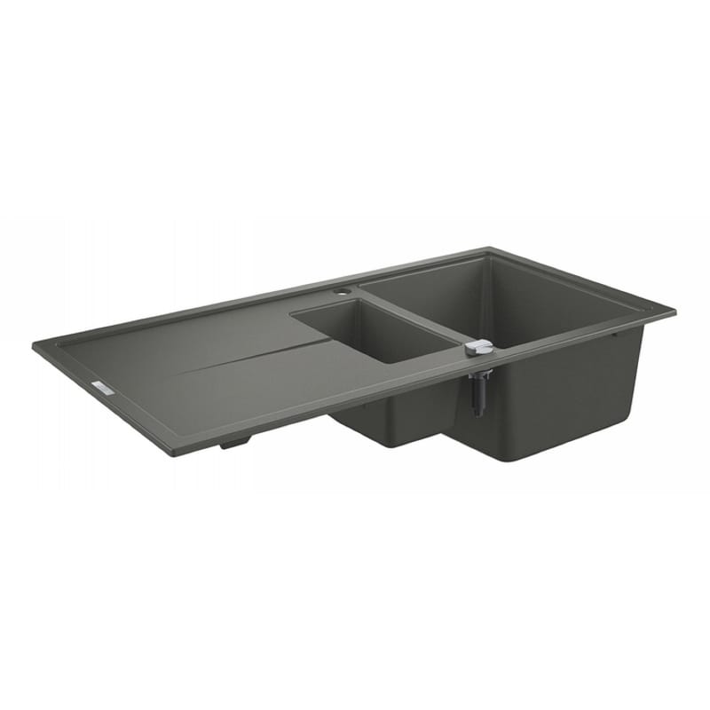 Мойка кухонная K400, гранит, прямоуголь., с крылом, 1000x500x205мм, серый гранит Grohe (31642AT0)
