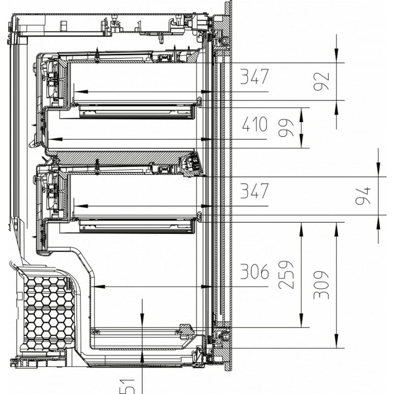 Вбудовуваний винний холодильник KWT 6422iG-1 obsw чорний обсидіан Miele