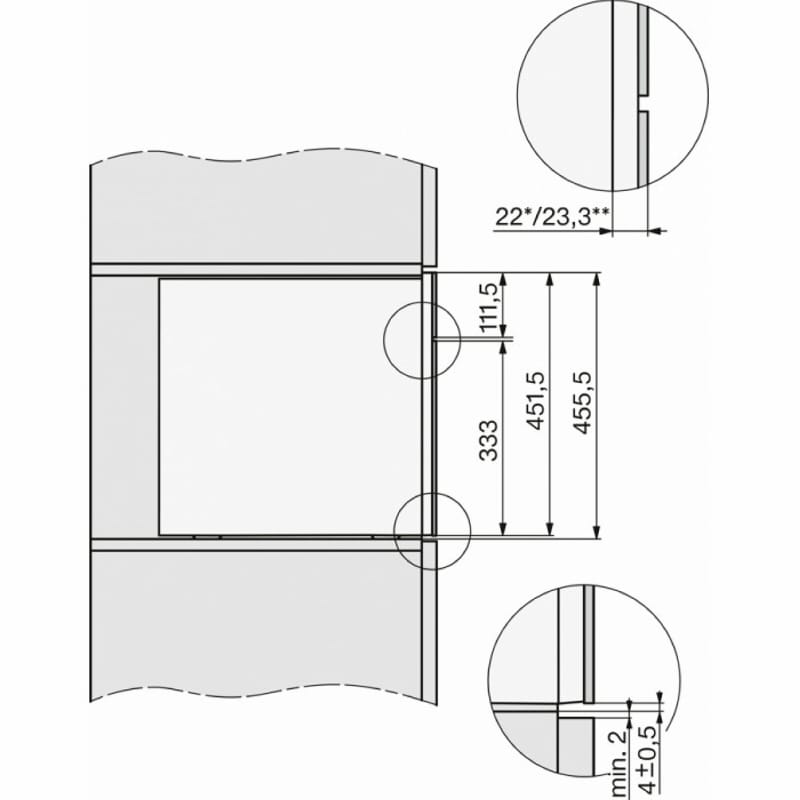 Встраиваемая кофемашина CVA 7440 черный матовый обсидиан Miele Встраиваемая кофемашина CVA 7440 черный матовый обсидиан Miele