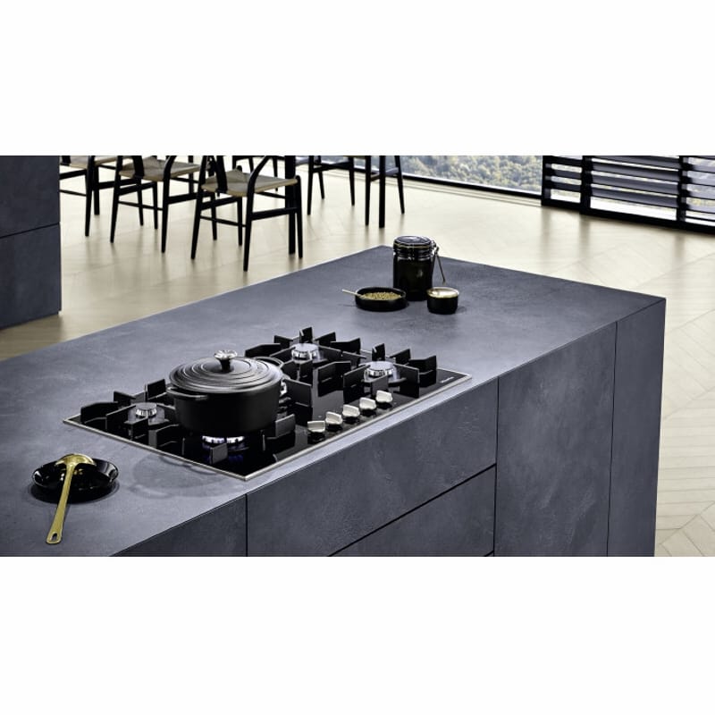 Газовая варочная поверхность KM 3034-1 EDST черная стеклокерамика Miele