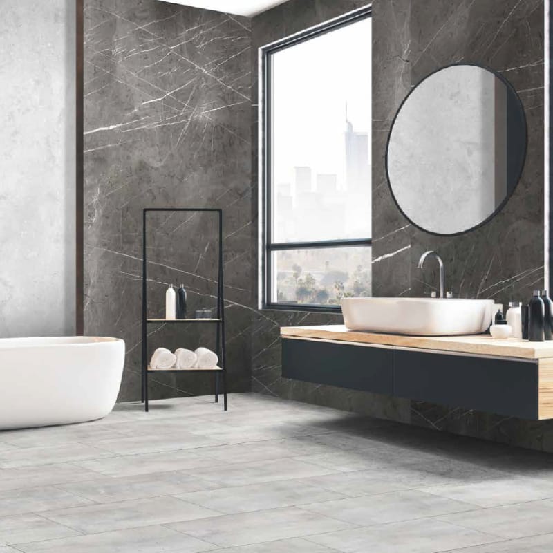Стінова панель SPC Rocko Tiles K026 PT Петра Мармурова Сіра 2800х1230х4mm Стінова панель SPC Rocko Tiles K026 PT Петра Мармурова Сіра 2800х1230х4mm