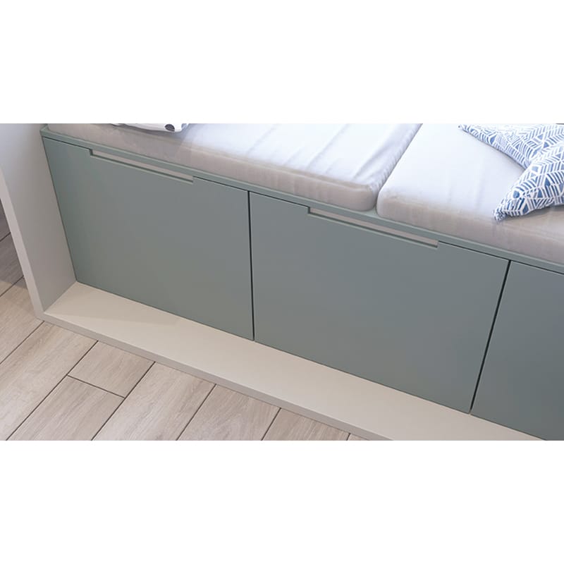 МДФ Kronospan Feelness PET Ultra Matt K097 Сумеречно Голубой\ двусторонний 2800х1220х18мм