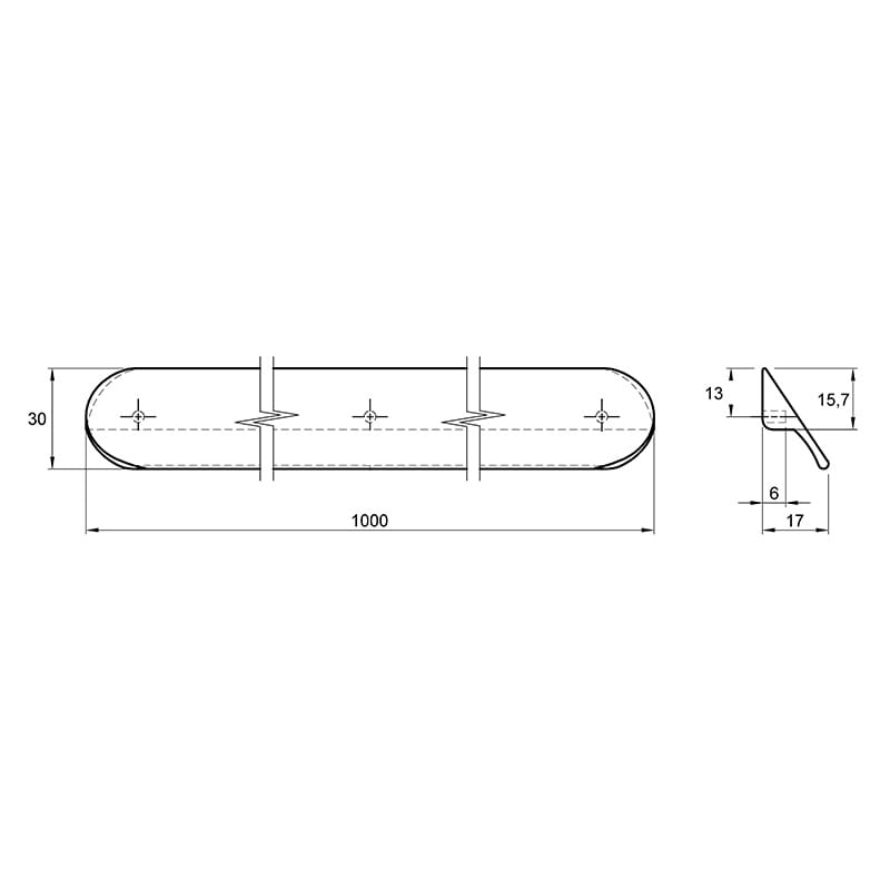 Ручка Ferro Fiori M 0734.1000 золото браш