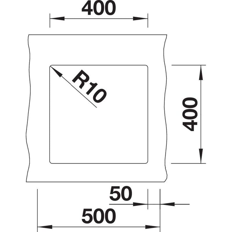 Мийка SUBLINE 400-U SILGRANIT (мпс) чорний BLANCO (527786) Мийка SUBLINE 400-U SILGRANIT (мпс) чорний BLANCO (527786)