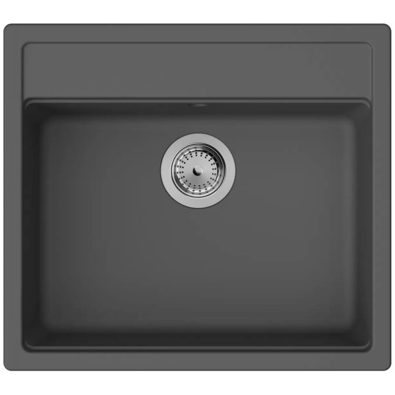 Набір для кухні гранітна мийка S520-F510 чорний графіт + змішувач Talis M54 сталь Hansgrohe