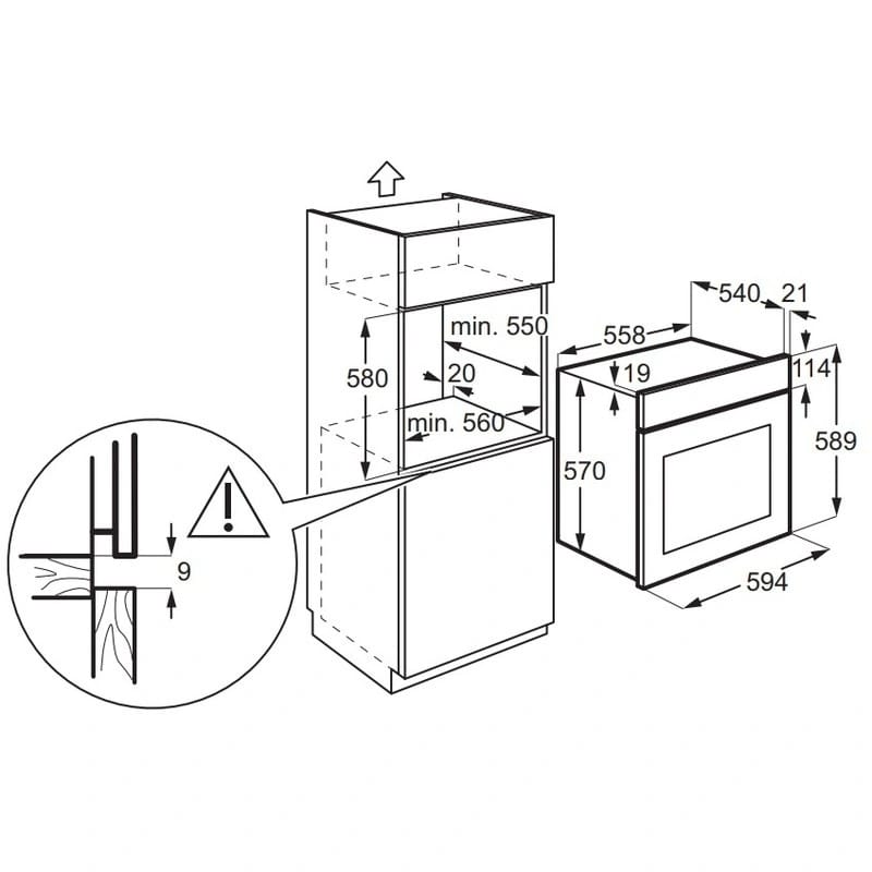 Духовой шкаф электрический EOF3H40BK Electrolux Духовой шкаф электрический EOF3H40BK Electrolux