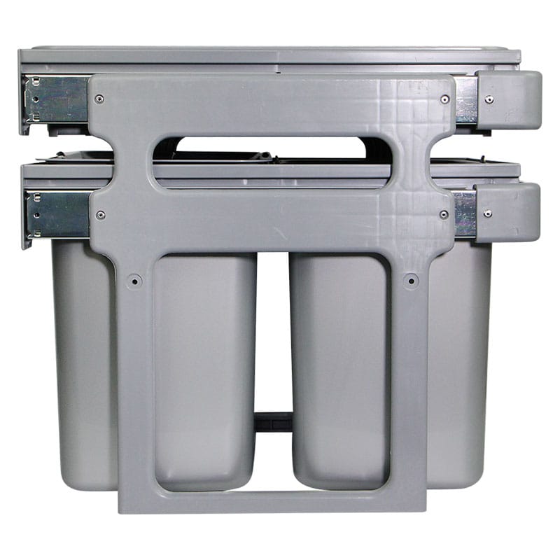 Мусорниця Scorpio 2x16л сіра Мусорниця Scorpio 2x16л сіра