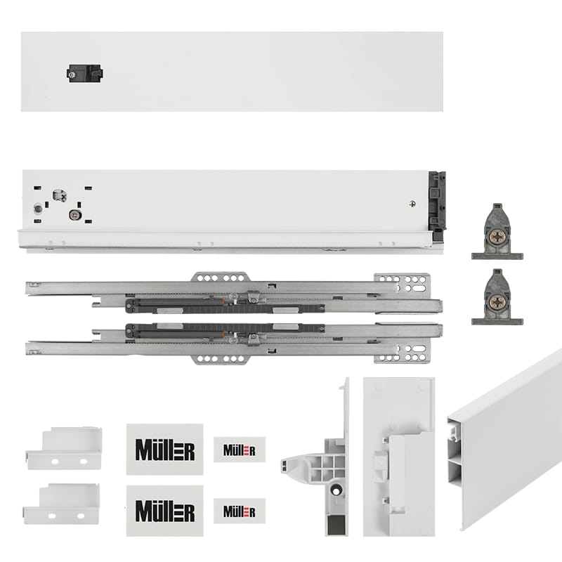 Комплект для внутрішньої шухляди Muller Box profi line 3D L=550 Н=95 білий