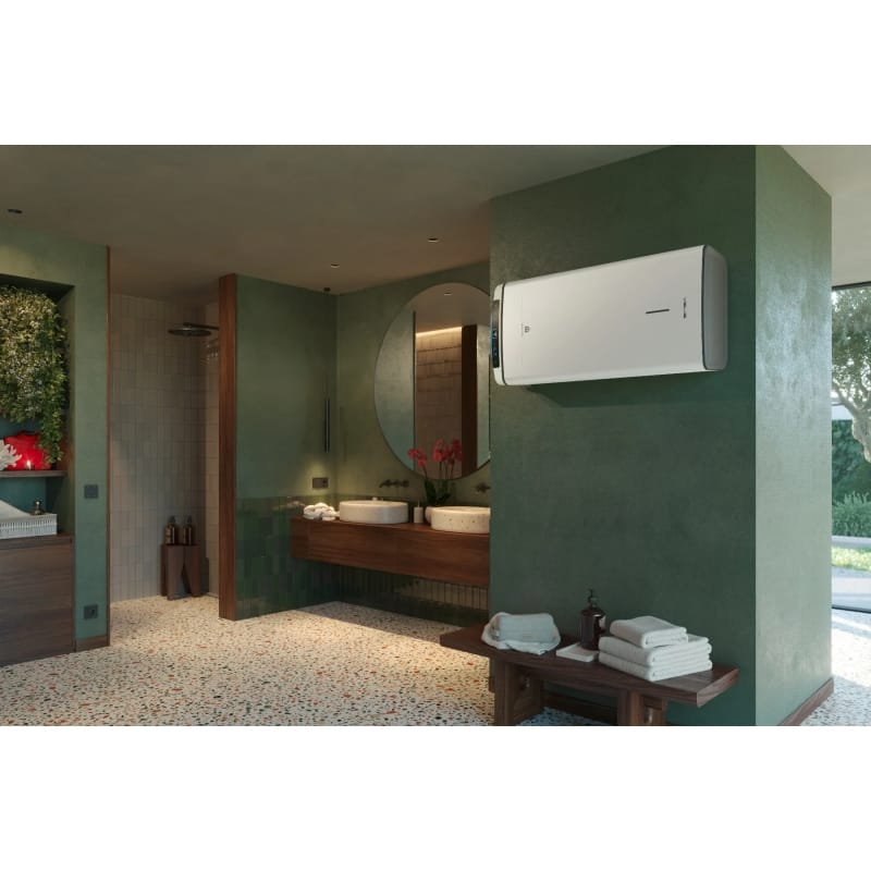 Водонагреватель плоский слим VELIS PRO DRY WIFI 50 EU, 50л, 2*1,5кВт, сух тен, ун. Монтаж Ariston (3 Водонагреватель плоский слим VELIS PRO DRY WIFI 50 EU, 50л, 2*1,5кВт, сух тен, ун. Монтаж Ariston (3
