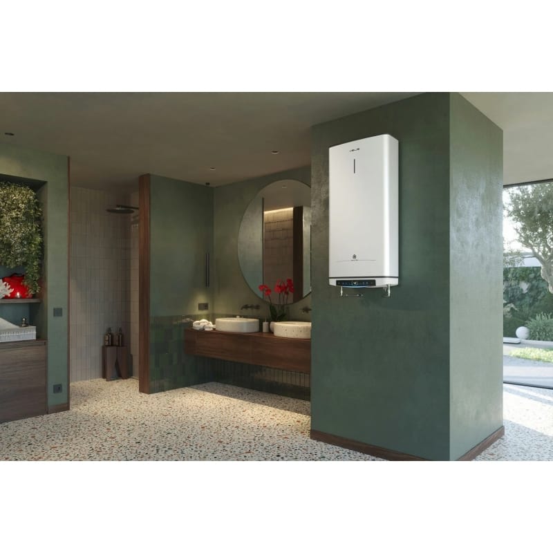 Водонагреватель плоский слим VELIS PRO DRY WIFI 50 EU, 50л, 2*1,5кВт, сух тен, ун. Монтаж Ariston (3 Водонагреватель плоский слим VELIS PRO DRY WIFI 50 EU, 50л, 2*1,5кВт, сух тен, ун. Монтаж Ariston (3