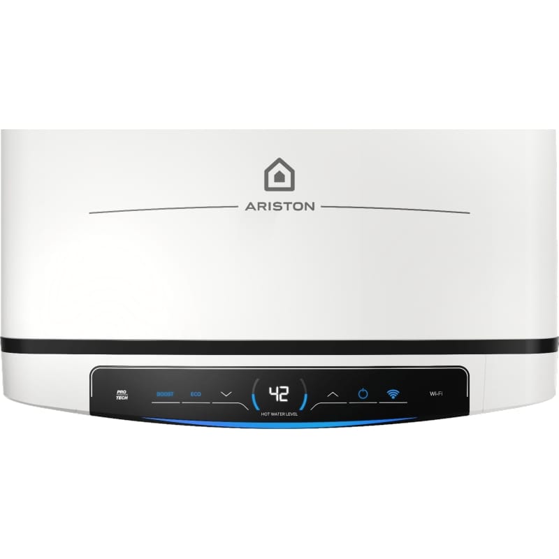 Водонагрівач плаский слім VELIS PRO DRY WIFI 80 EU, 80л, 2*1,5кВт, сух тен, ун. Монтаж Ariston (3100909) Водонагрівач плаский слім VELIS PRO DRY WIFI 80 EU, 80л, 2*1,5кВт, сух тен, ун. Монтаж Ariston (3100909)