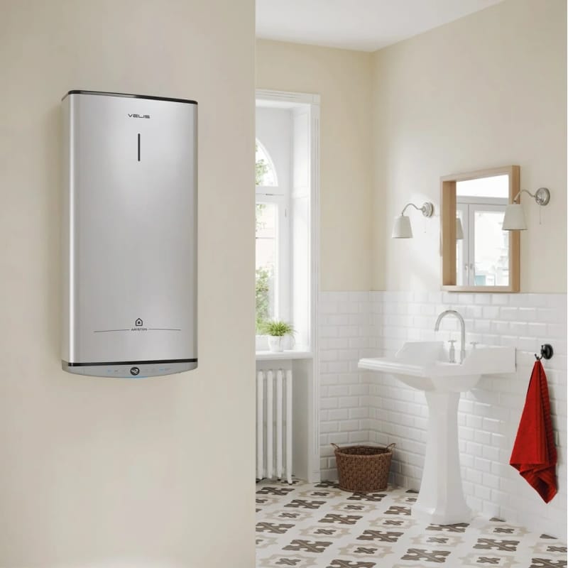 Водонагреватель плоский слим VELIS TECH 100 EU, 100л, 2*1,5кВт, ун. монтаж, Ariston (3100919) Водонагреватель плоский слим VELIS TECH 100 EU, 100л, 2*1,5кВт, ун. монтаж, Ariston (3100919)