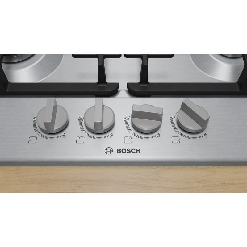 Газовая варочная поверхность PGH6B5K90R нержавеющая сталь Bosch