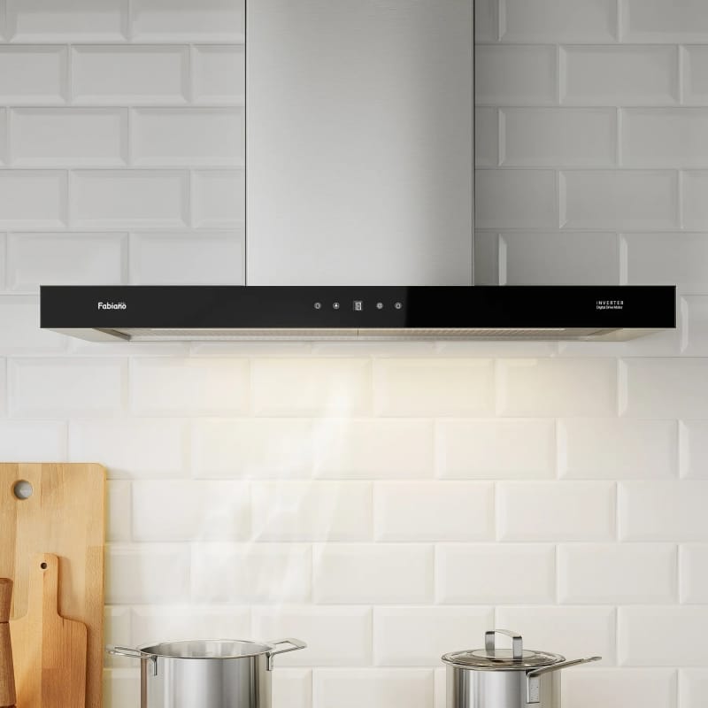 Вытяжка пристенная Linea 90 Silent Inox 90см Fabiano Вытяжка пристенная Linea 90 Silent Inox 90см Fabiano