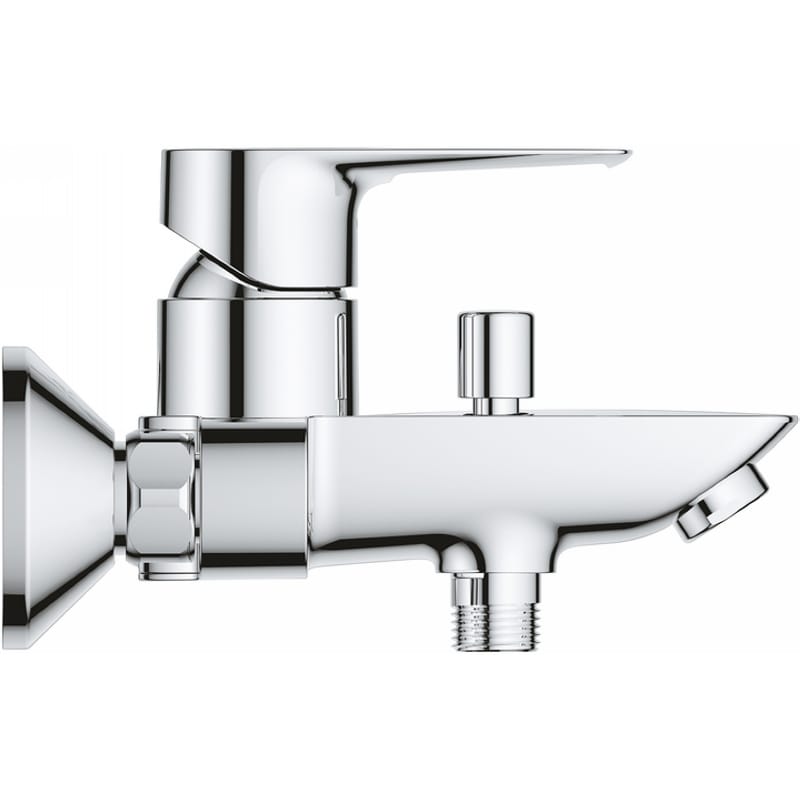 Смеситель для ванны BauLoop New, настенный монтаж, хром Grohe (23603001) Смеситель для ванны BauLoop New, настенный монтаж, хром Grohe (23603001)