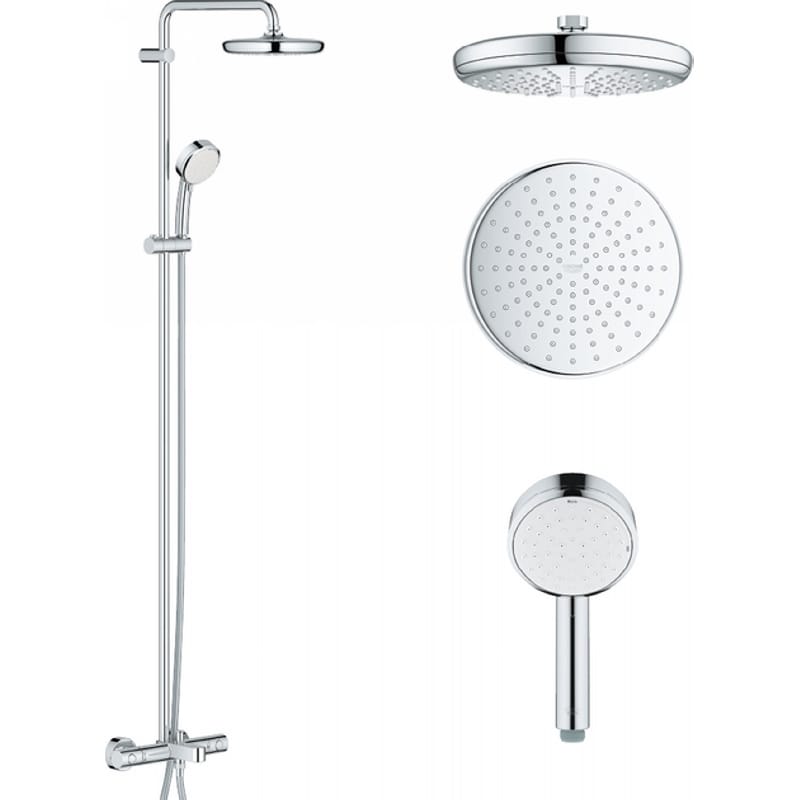 Душевая система New Tempesta Cosmopolitan 210, хром Grohe (26223001)