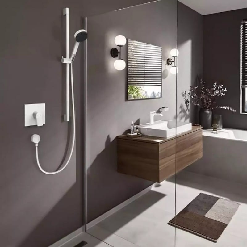 Змішувач для душу прихованого монтажу Vivenis верхня частина, Matt White Hansgrohe (75615700) Змішувач для душу прихованого монтажу Vivenis верхня частина, Matt White Hansgrohe (75615700)